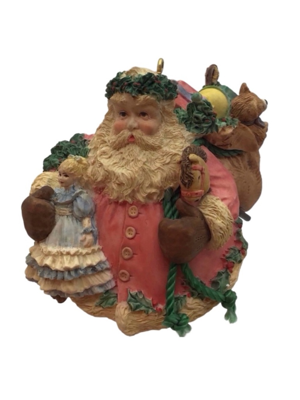 Hallmark 1994 “Jolly Holly Santa” Christmas Ornament